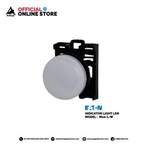 INDICATOR LIGHT LENFLAT WHITE COLOUR EATON รุ่น M22-L-W BY AZGA Electric