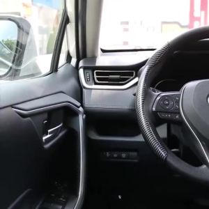 Toyota Corolla Cross Yaris Cross Vios Wish Hilux Yaris Altis Camry RAV4 Harrier Carbon Fiber Steering Wheel Cover Anti Slip for Accessories Interior Accessories Exterior Accessories Protection Cover Premium Quality Garnish Cover Sport Design Luxury