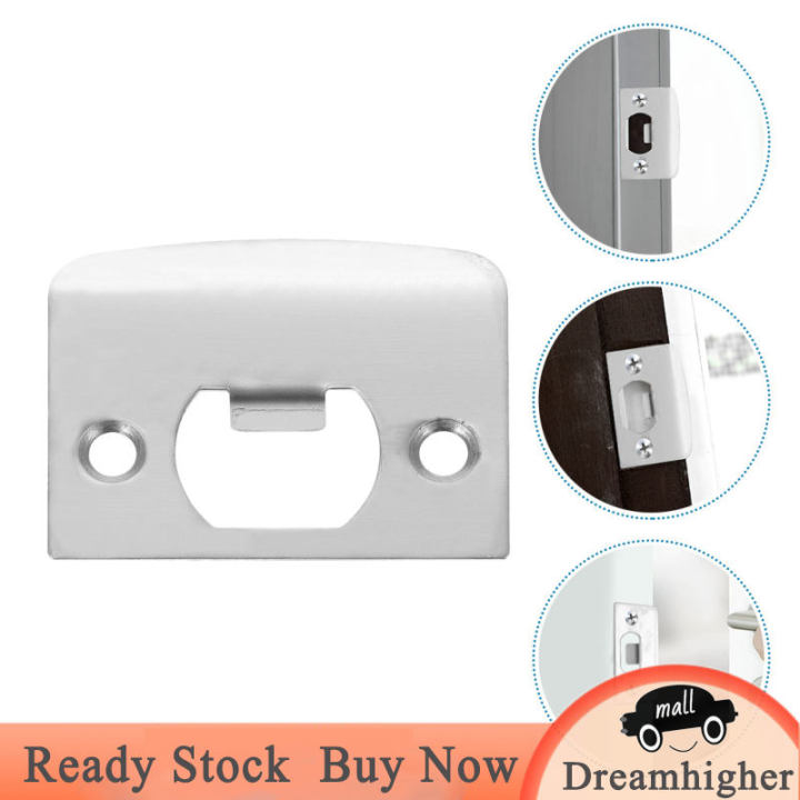 Dreamhigher 6pcs Deadbolt Strike Plate Garage Door Reinforcement Hole