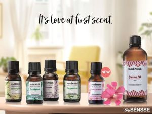 TruS NSSE Essential Oil Aromatheraphy Stress Release air purify Mosquito Repell Air DifFuser Blended Carrier Oil for relax massaging