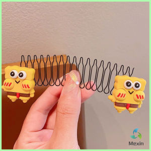 Mexin หวีดึงผมหน้าม้า ลายการ์ตูนน่ารัก กิ๊บติดผม สําหรับลูกสาว Cartoon Hair Comb