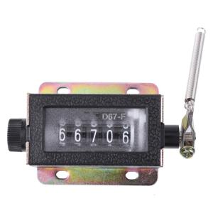 Industrial 5 Digit 0-99999 Resettable Manual Tally Counter Mechanical Counter for Textile Machinery Coaching