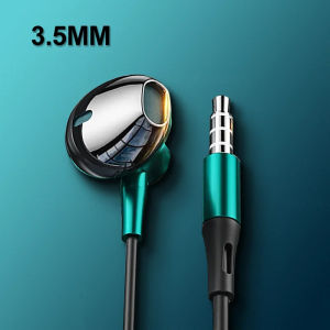 Hifi USB Loại C Tai Nghe Bass Âm Thanh Stereo Điều Khiển Âm Lượng Earbud Mic 3.5Mm Có Dây Earbuds Đối Với Galaxy Samsung S24 S23  Máy Tính