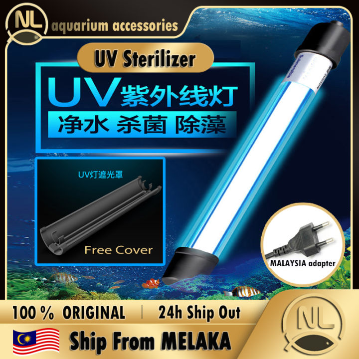 Fish Tank Waterproof Uv Light Aquarium Keep Water Clean Kill Bacteria ...