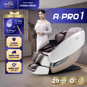 |ƯU ĐÃI HẤP DẪN| Ghế Massage Toàn Thân Gintell A Pro 1 | 2 năm bảo hành chính hãng