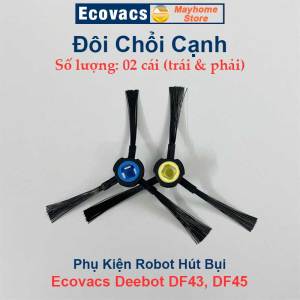 Phụ kiện Robot Hút Bụi Lau Nhà Ecovacs Deebot DF35 | DF43 | DF45 khăn lau bộ lọc chổi cạnh chổi lăn chính ///