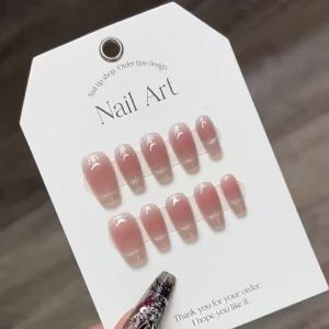 [HANDMADE]Artificial Nail Phototpy Nails spar cat eye wearing armor finished product can be reused and detachable