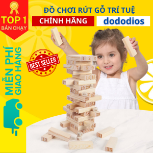 Bộ Chơi Rút Gỗ - tăng khả năng sáng tạo và tư duy logic trong bé - Chính hãng dododios