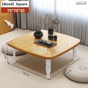 [SG Seller]Folding Table Tatami Foldable Desk Small Home Dining Table  Bedside Foldable Desk Low Computer Table