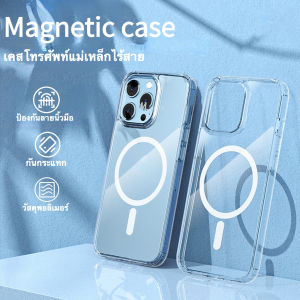ส่งไวจากไทย เคสใส เคสแม่เหล็กใส รุ่นใหม่ล่าสุด Magnetic Case for iPhone 13 12 11 Pro Max X XS XR 8Plus 8 แม่เหล็ก โปร่งใส เคส สำหรับ ไอโฟน ซองใส่โทรศัพท์