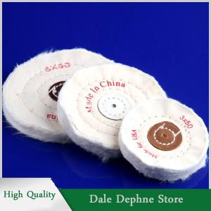 [Dale Dephne] ล้อขัด3 4 5 6 7 8 ล้อขัดผ้าฝ้ายผ้าสำลีสำหรับขัดล้อเครื่องประดับเงินสีทอง