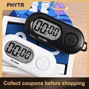 【PHYTR】 Stop Timer Sports Stop Timer Keychain With LCD Screen Pocket Size Ornament Digital Countdown Clock For Various Scenarios