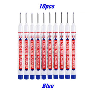 10Pcs Spidol Berminyak Kepala Panjang Anti Air Spidol Marker Serbaguna Long Nib Marker Waterproof