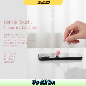 SHNGki Cao Cấp Chăm Sóc Răng Miệng Miếng Bọt Biển Tăm Bông 100Pcs Dùng Một Lần Răng Làm Sạch Dính Mềm Miếng Bọt Biển Tăm Bông Cho Người Cao Tuổi Và Bệnh nhân Vệ Sinh