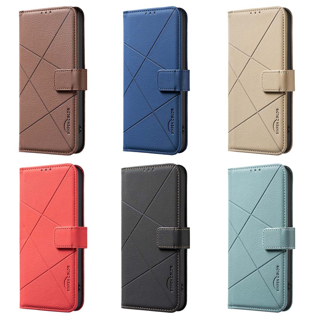 Lines Embossing Wallet Flip Case For Xiaomi Redmi 17C 15C 15A 14C 13C ...