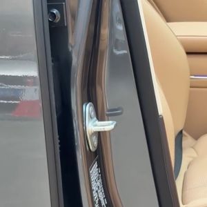 4pcs Silicone Car Door Latch Covers Lock Shock Absorber Cover Automotive Door Noise Reduction Mat universal Car Accessories