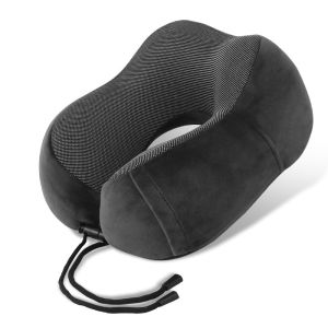 【Free Bag】Memory Foam Headrest Pillow U-shaped pillow airplane travel pillow cervical spine pillow hooded neck pill