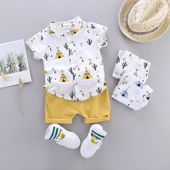 KTtrade 0-4Years Children Boys Clothing Sets Summer Cute T-shirt