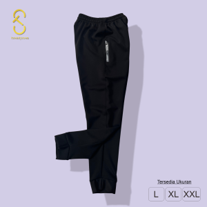 Celana Training Olahraga Dewasa Bahan Scuba - Celana Olahraga Pria Fitnes Gym Running Senam Yoga Wanita