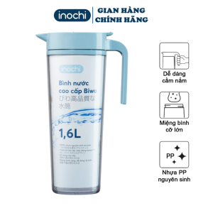 (Chính hãng Inochi) Bình nước cao cấp Biwa | 100% nhựa PP nguyên sinh chịu nhiệt -30°C đến 120°C