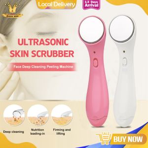 Facial Beauty Instrument Massager EMS Microcurrent Facial Tool Radio Frequency Photon Skin Care Facial Lift Beauty Tool 4 Modes Tighten Skin Wrinkles Shrink Pores