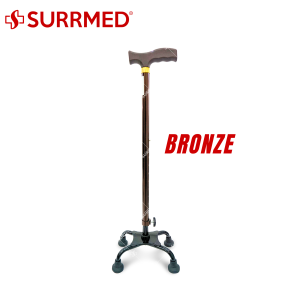 SURRMED Quad Cane | Stable & Adjustable Walking Aid for Enhanced Mobility and Support