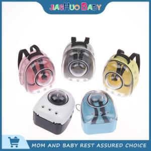 JiaShuo Baby Toy Mini Doll Backpack Dollhouse Pet Cat Bag Model Dolls House Scene Decoration Micro Landscape Ornament Pretend Play Toys