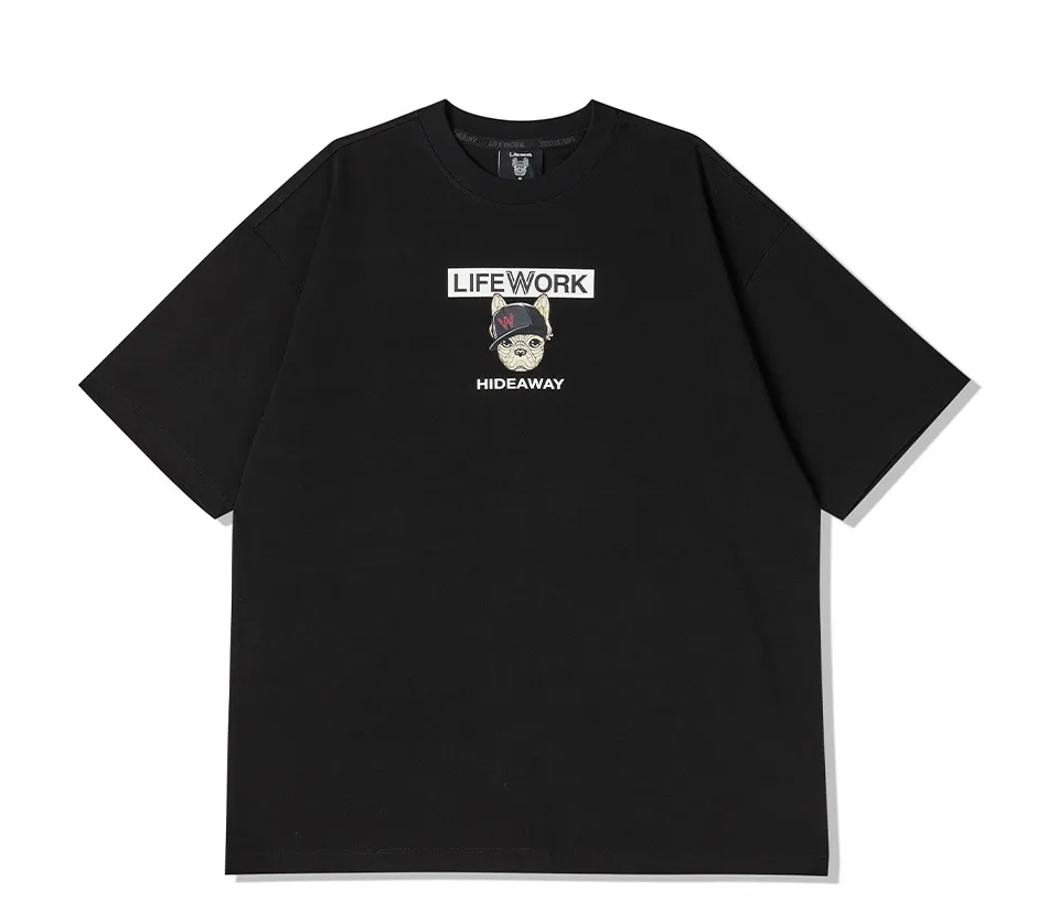 LifeWork] 2023 NEW OVERSIZED 100％ Authentic Hipdok Short Sleeve T