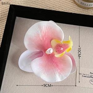 [ShiFu] Fashion Orchid Hair Clip Sweet Seaside Vacation Bangs Hair Clip Hair Accessories For Women Girls Flower Shaped Headwear