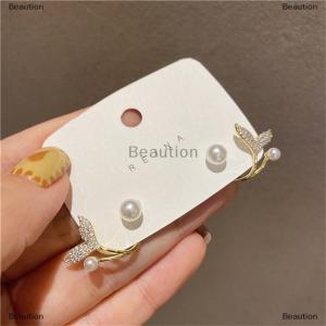 [COD] Beaution New Arrival Stud Earrings Fashion Fish Tail Metal Women Classic Spring Summer Flower Cute Elegant Female Trendy Jewelry