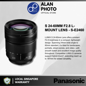 Panasonic Lumix S 24-60mm F2.8 Lens [S-E2460GC] | Pansonic Singapore Warranty