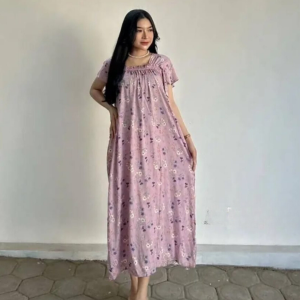 Daster fuji motif bunga busui Rayon Premium 100 dapat 5 Kekinian terbaru