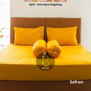 Sprei Polos Katun Premium Bahan adem dan lembut Set Bantal Guling  Bylio