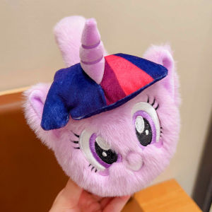 My Little Pony Plush Earmuffs Pinkie Pie Twilight Sparkle Fluttershy เด็กหู Muffs ฤดูหนาวความอบอุ่นสาวหูอุ่นของขวัญ