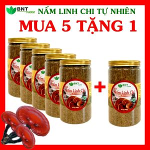 Bột Nấm linh chi tự nhiên BNT FARM 200G Phòng chống ung thư điều hoà huyết áp tim mạch.Đạt chuẩn Bộ y tế QĐ46/2007/BYT