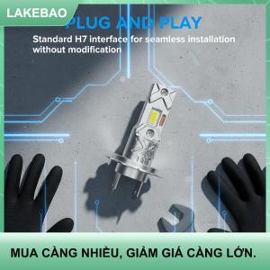 【LAKEBAO】 Bóng đèn LED H7 H1 cho đèn pha ô tô 800.000 lm 600 W chuẩn CANBUS đèn mini không dây đèn chiếu điểm ô tô đèn sương mù ánh sáng trắng 6000 K 12 V 24 V cắm là chạy.
