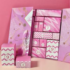 2025 Christmas Countdown Calendar Surprise Blind Gift Gift Souvenir Folding Empty Packaging