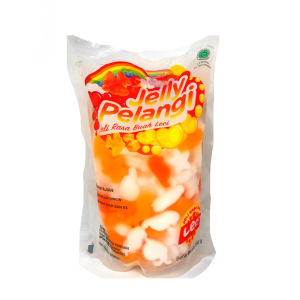 Rainbow Jelly Pelangi Rasa Buah Leci 500 Gram Halal Jely Nata De Coco Campuran Es Buah Jeli Murah