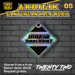 Variasi Gantungan Kaca Akrilik Bebas Custom Mobil dan Truck 05