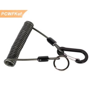 【PCWFKef】 Dây Câu cá chống mất xoắn ốc mùa xuân thu hút kìm dây Dây Mùa Xuân dây đàn hồi cuộn dây căng Tether phụ kiện câu cá
