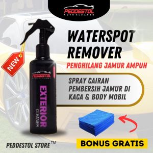 Obat pembersih jamur kaca & body mobil 250ml penghilang waterspot remover cleaner hydrophobic effect daun talas by peddestol store