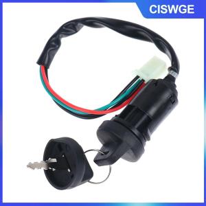 CISWGE Phổ 4 dây đánh lửa Thùng chuyển đổi với 2 chìa khóa cho xe máy xe đạp ATV