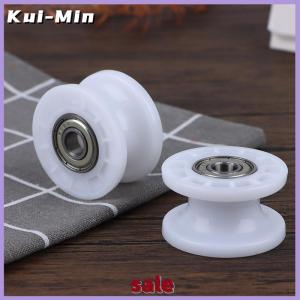 Kui-Min Hot 1 cái cơ khí ròng rọc rãnh bánh xe 608ZZ kép mang lăn ròng rọc bánh xe Vòng Bánh xe lăn 8x42x24 Mét