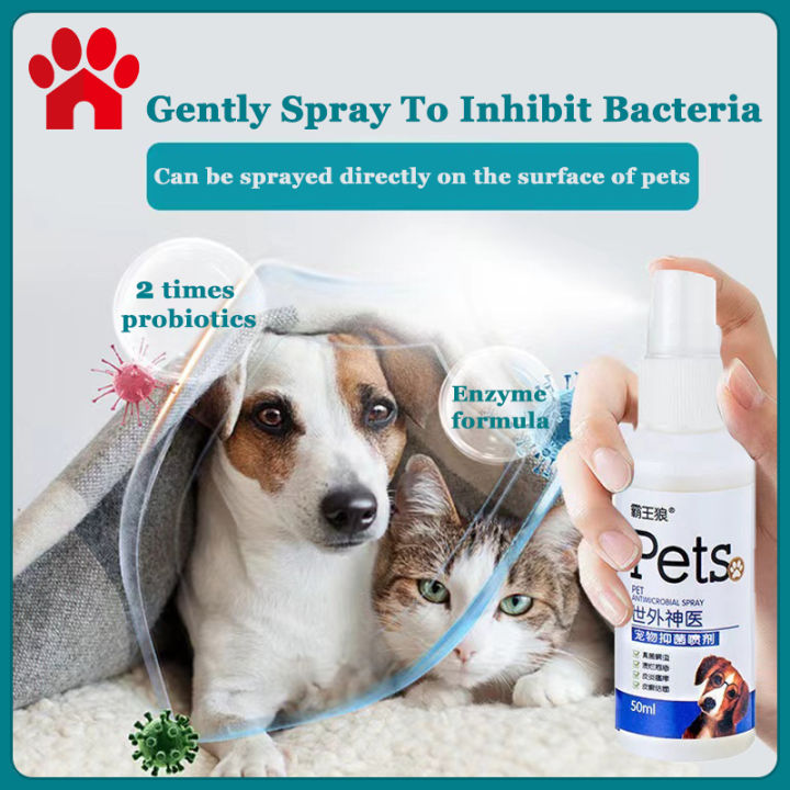 Dog Skin Treatment Spray Pet Cat Antibacterial Spray Dog Skin Disease