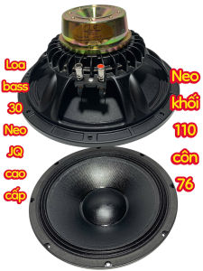 Loa bass 30 JQ neo khối 110 côn 76 gân vải màng chống thấm - giá 1 cái