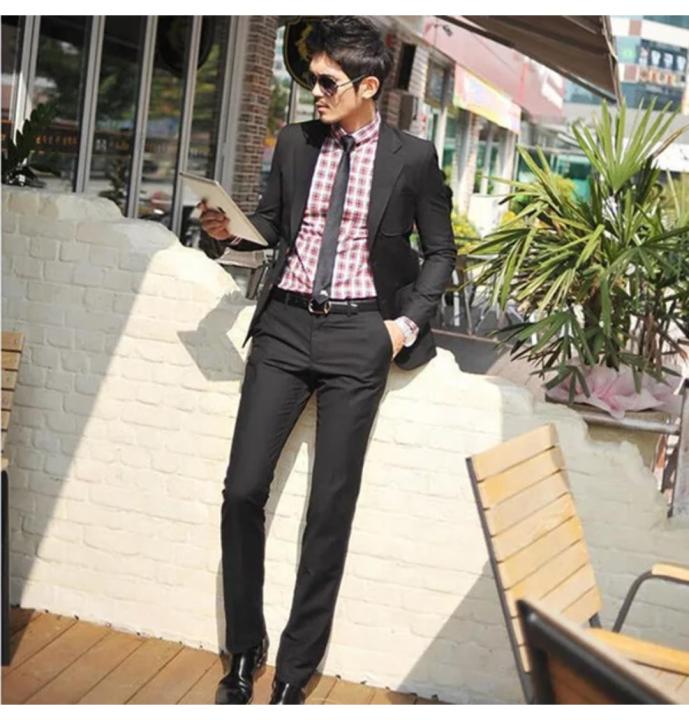 Seluar slack best sale hitam slim fit