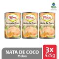 Mega Prime Nata De Coco Melon Easy Open Can 425G By 3'S. 