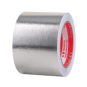 20M Glass Fiber Cloth Aluminum Foil Tape Industrial Grade Heavy-Duty Waterproof Strong Flexible No Residue  EMI Shielding