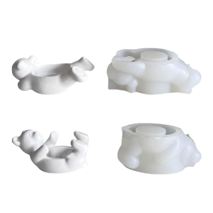 Holder Silicone Mold Bracket Molds Bear Shape Handmade Art Supplies Suitable for Making Holder