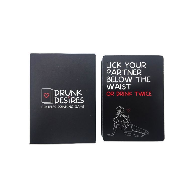 【Study the folder wel】 New Drunk Desires Couples Drinking Game Cards ...